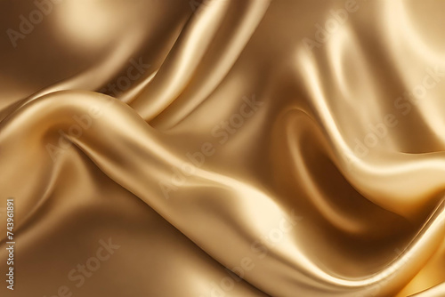 Abstract gradient smooth Blurred silk Gold background image