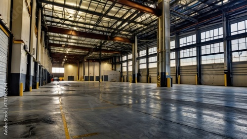 Logistics distribution center retail warehouse  factory warehouse storage