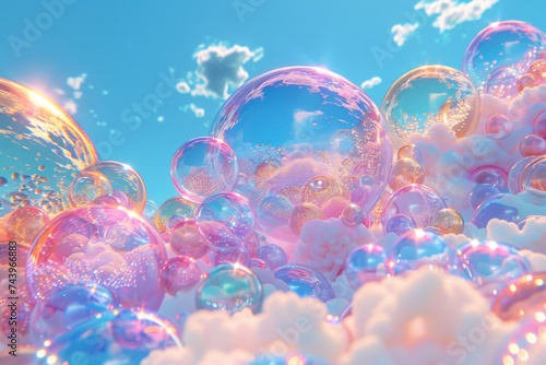 Multicolor bubbles
