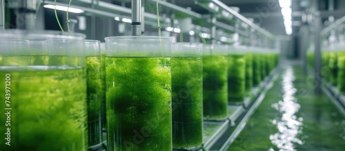 Algae-based photobioreactor in healthcare research for eco-sustainable treatment of Covid and other illnesses. photo