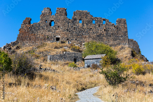 Ruins of Amberd, a 10th-century fortress located on the slopes of Mount Aragats photo