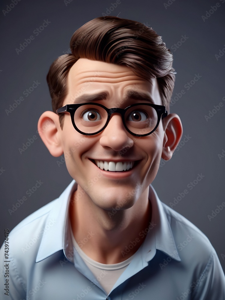 3d portrait cartoon caricature illustration, playful cartoon humorous portrait caricature, whimsical caricature 3d portrait cartoon caricature illustration, playful cartoon humorous portrait caricature, whimsical caricature