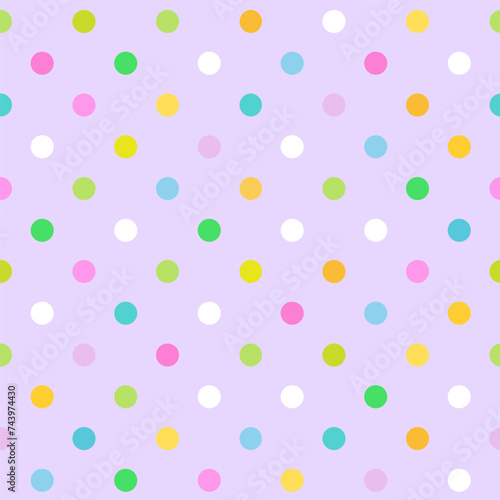 Polka Dot pattern, seamless texture