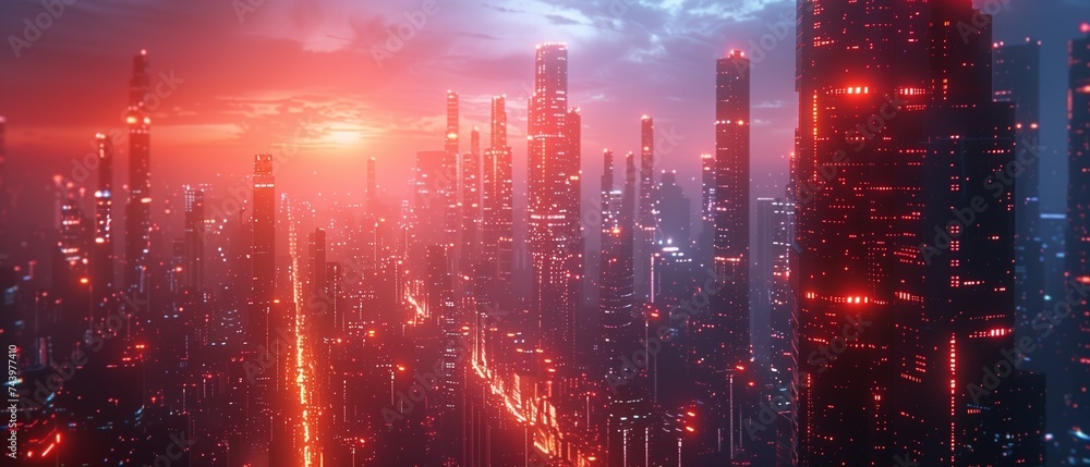 background with city background with city