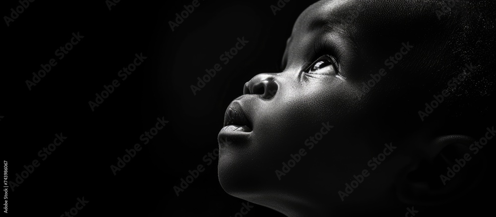 Baptism of baby Closeup Black white photo. with copy space image. Place for adding text or design Baptism of baby Closeup Black white photo. with copy space image. Place for adding text or design