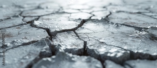 layer of broken asphalt roa...