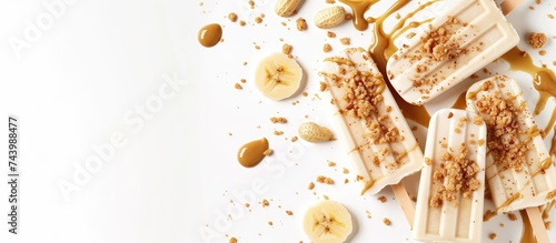 Peanut butter banana popsic...