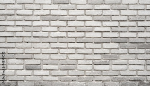 simple grungy white brick wall with light gray shades seamless pattern surface texture background