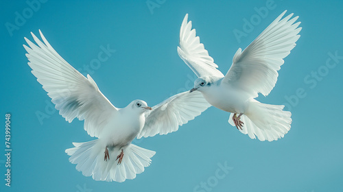 Two sea gulls.