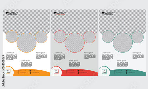 creative flyer design layout template 