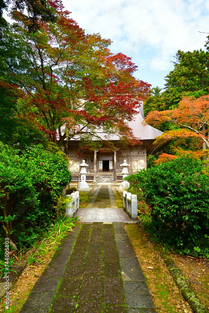 国上寺　紅葉（新潟県）