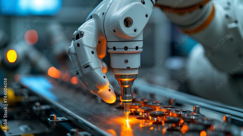 Fototapeta premium Robotics in Manufacturing