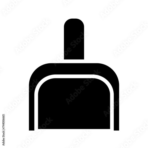 Clean Room Brush Glyph Icon