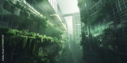 Green City landscaping Generative AI