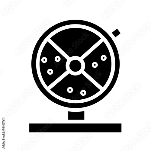 Gambling Gaming Lottery Glyph Icon