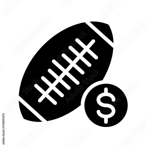 Ball Betting Gambling Glyph Icon