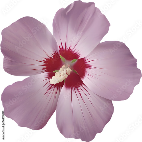 Rose of sharon - 무궁화. Generative AI