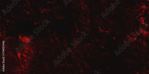 Abstract  red marble on black background. Dark grunge textured red concrete wall background. gray and red granite tiles floor on red background. gloomy black and red colors background for design.