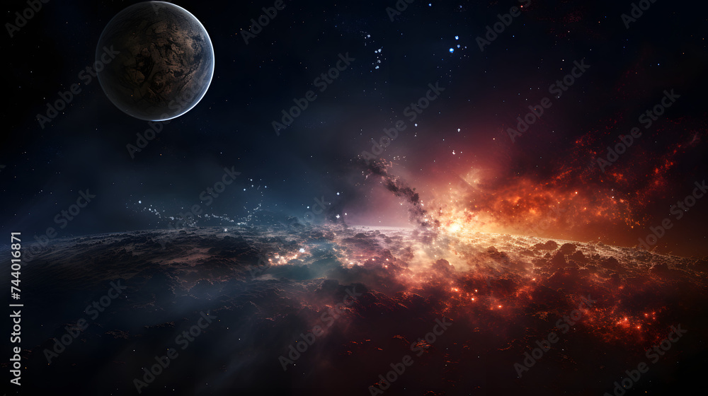 view of outer space view of outer space