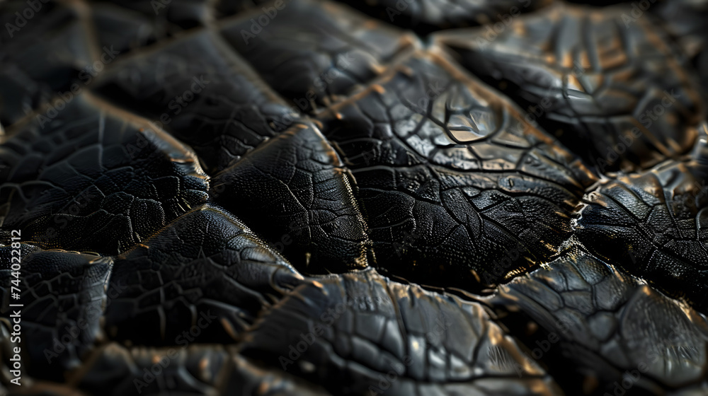 Close Up of Black Leather Texture Close Up of Black Leather Texture