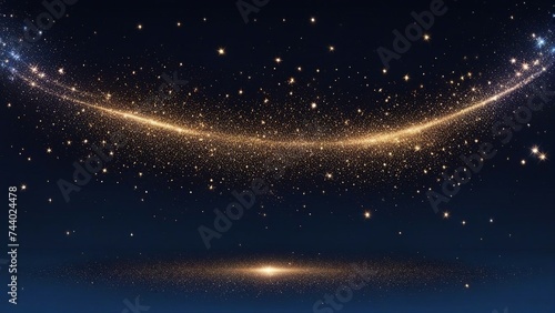 starry night sky Sparks glitter special light effect. Vector sparkles on transparent background.  abstract pattern.  