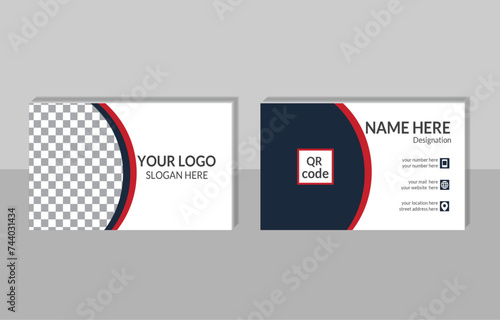 creative and clean modern double sided corporate business card template