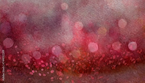 Vibrant Vino: Abstract Watercolor Painting in Rich Red Wine Hues"