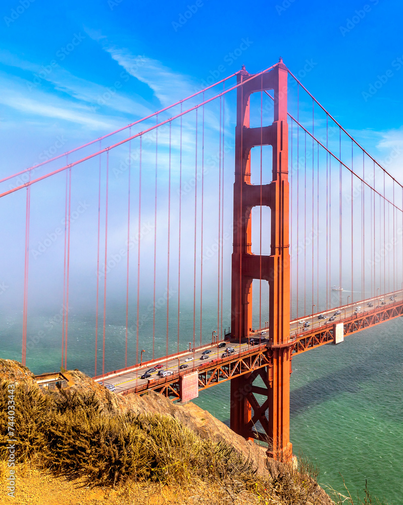 Naklejka premium Golden Gate Bridge in San Francisco