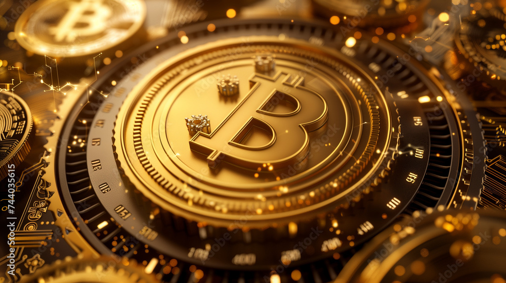 An illustration of a golden coin with dollar signs engraved on it, surrounded by symbols of various financial instruments such as stocks, bonds, currencies, and commodities, representing the diversity