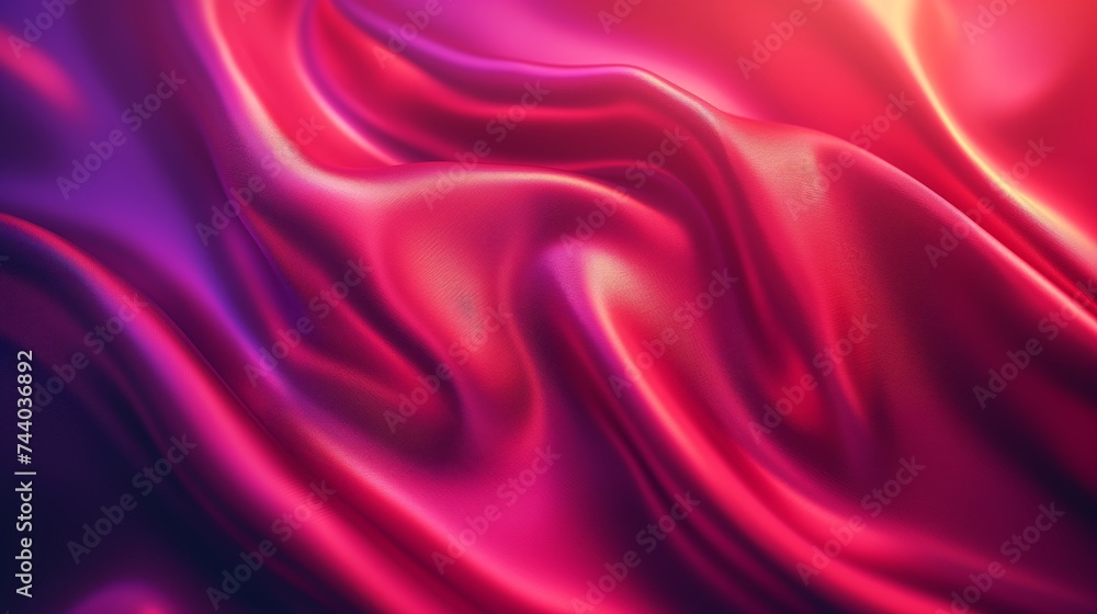 Obraz premium Silk Elegance, Textile Patterns