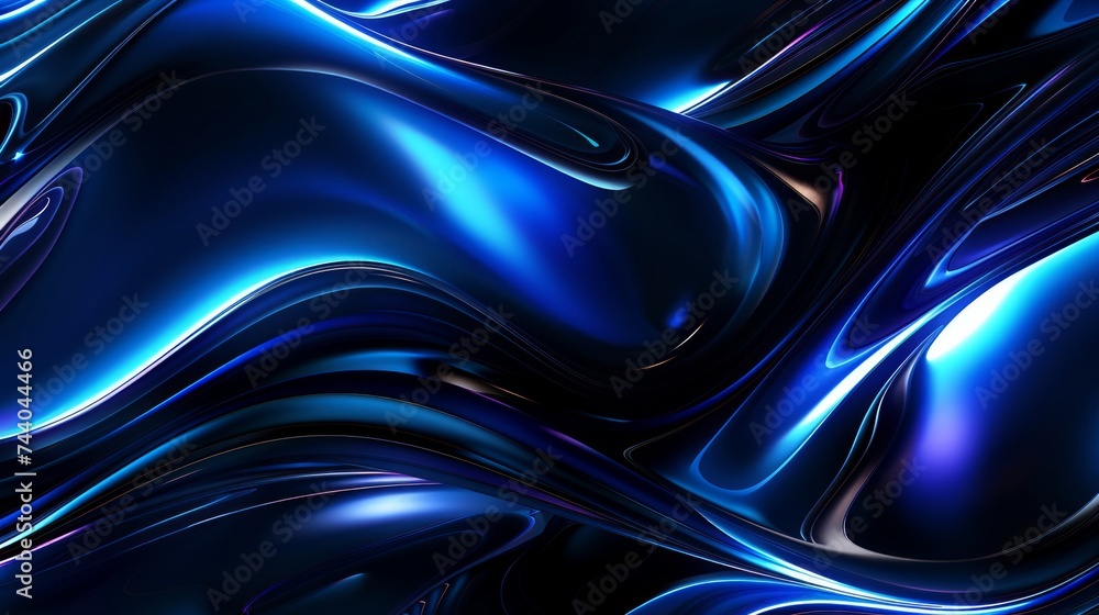 wavy line vector background of abstract lines with light source on black background, in the style of light purple and dark azure, 3d objects, futuristic art wavy line vector background of abstract lines with light source on black background, in the style of light purple and dark azure, 3d objects, futuristic art