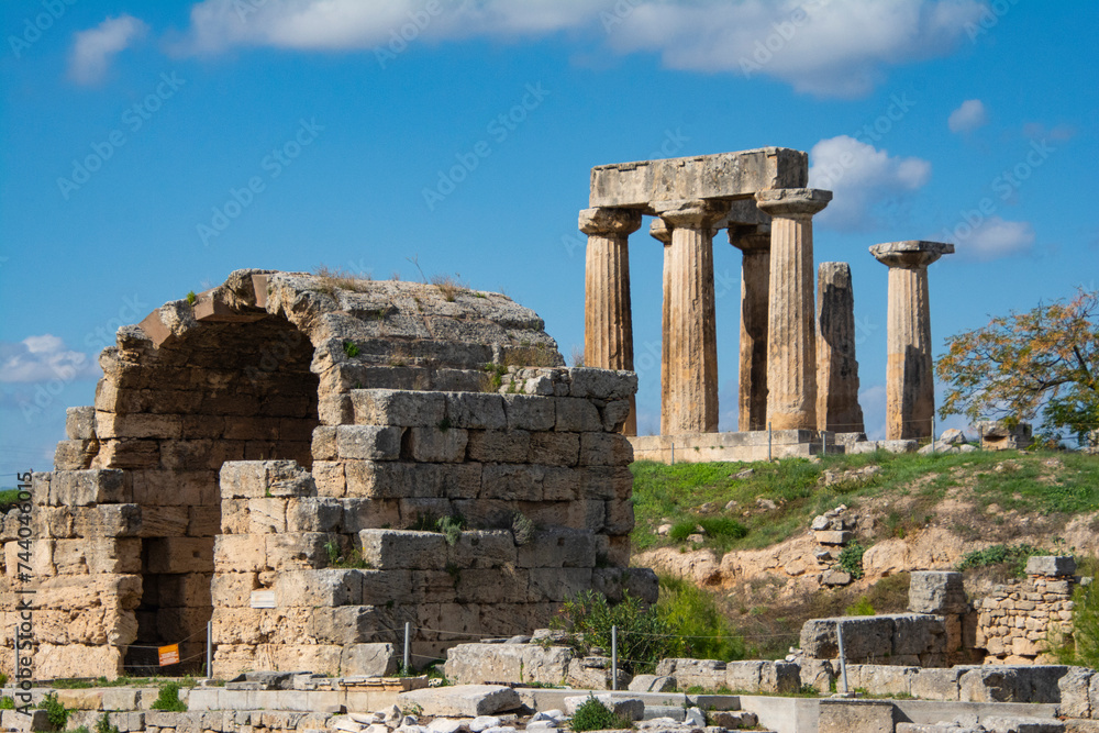 Ruins of the Temple of Apollo.