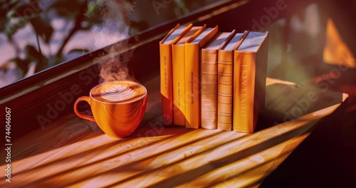 Une tasse de café fraîchement moulue avec de la vapeur montante