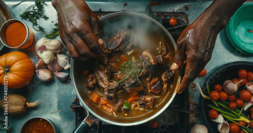 West African goat stew