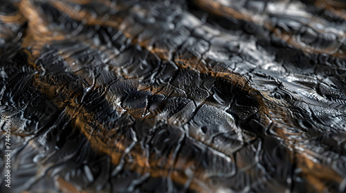 Close Up of Black and Brown Surface photo