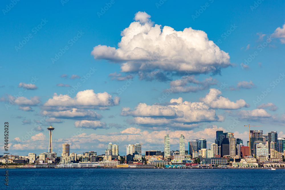 Seattle cityscape at Elliott Bay