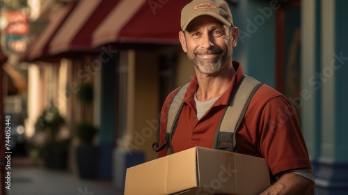 Portrait of a male delivery person © Sandra