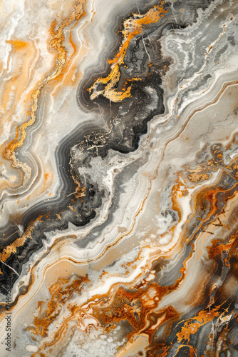 Vertical Elegant marble background with veined patterns, exuding luxury and sophistication. © Hunman