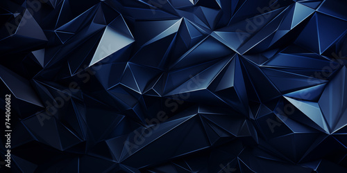 Abstract dark blue background geometric graphic elements. 
