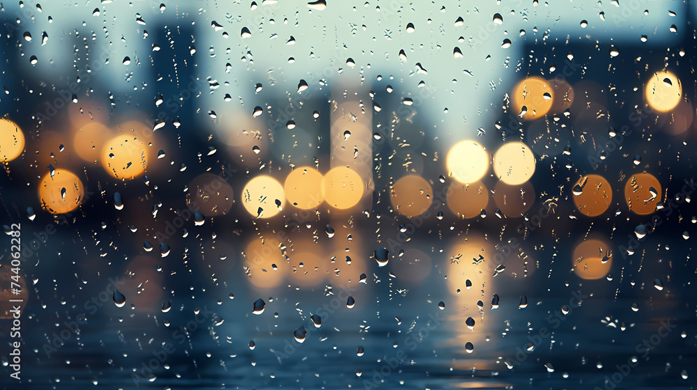 Rain drops falling on window background wallpaper Rain drops falling on window background wallpaper