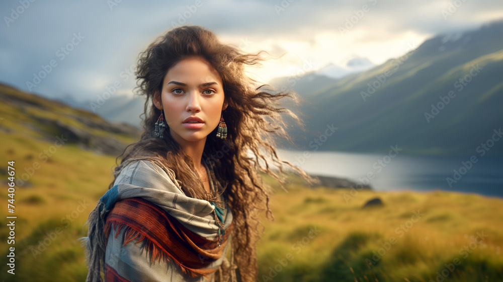 person girl woman  who is native to a particular region