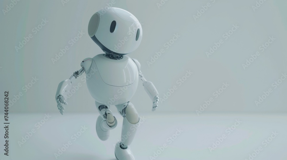 Fototapeta premium 3d render of a robot.