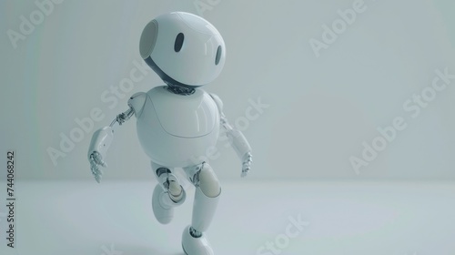 3d render of a robot.