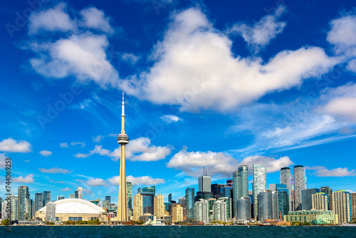 Schilderij op canvas Toronto and CN Tower, Canada
