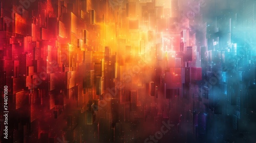  a multicolored abstract background with a lot of squares and rectangles on the bottom half of the image and the bottom half of the image on the bottom half of the wall.