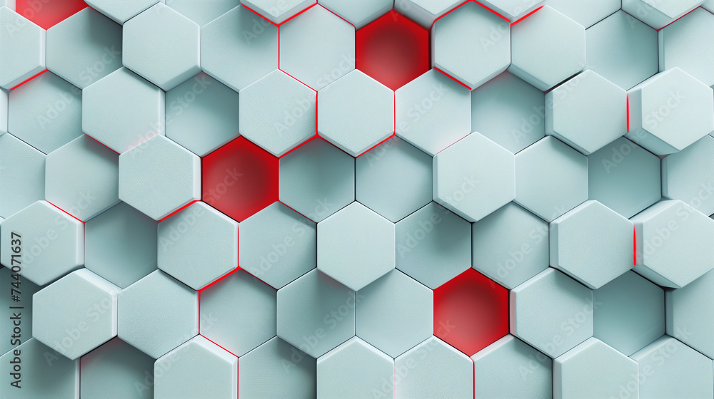 Hexagonal abstract white background Hexagonal abstract white background