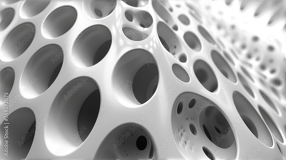a black and white photo of a bunch of holes in the surface of a structure that looks like something out of a sci - filamenty, or something. a black and white photo of a bunch of holes in the surface of a structure that looks like something out of a sci - filamenty, or something.