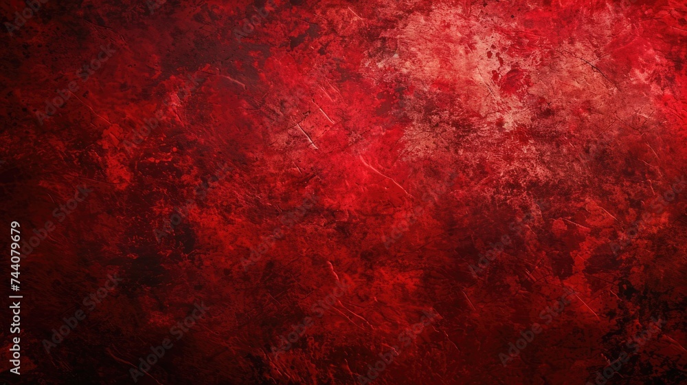 Ruddy Grunge: Abstract Background Texture for Christmas Banner - obrazy, fototapety, plakaty 