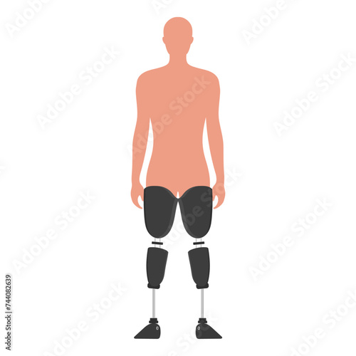 Legs Prosthetic Limb Man Prosthesis, artificial legs