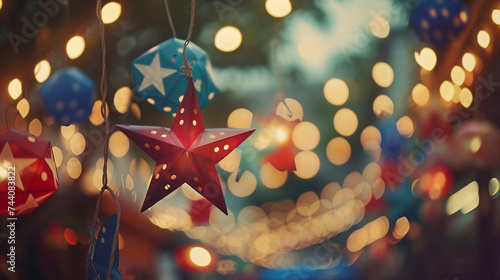 A Night of Hopeful Whispers: A Cinematic Shot of Individuals Wishing for a Brighter Future Under a Sky of Fireworks, Generative AI